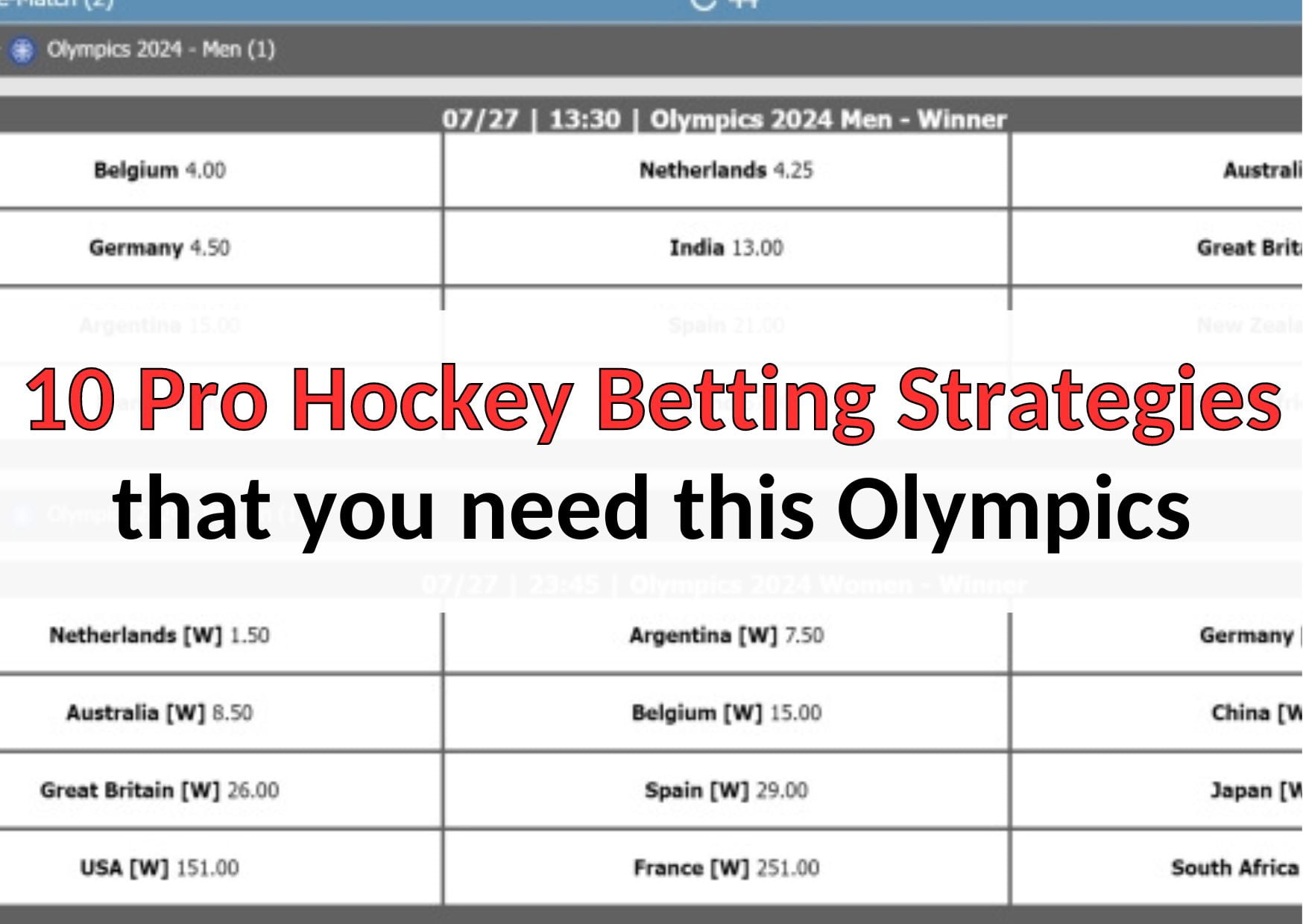 หา 0 BAR  Pro Hocy Battle starties ที่คุณต้องการในโอลิมปิกนี้